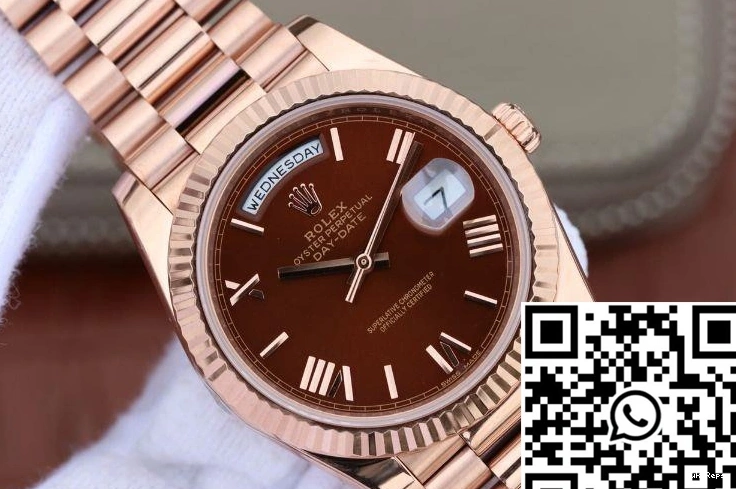 Dial Brown Date Factory EW 228235 Day Rolex 40mm 0401